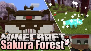 Sakura Forest Mod 1.15.2 (New Biomes, Ninja, Mystical)