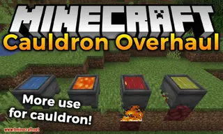 Cauldron Overhaul Mod 1.16.5, 1.15.2 (More Use for Cauldron)