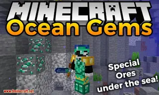 Ocean Gems Mod 1.15.2 (Special Ores Under the Sea)