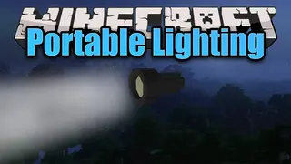 Portable Lighting Mod 1.12.2 (Flashlight)