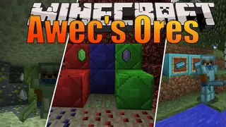 Awec's Ores Mod 1.12.2 (New Materials, Armours, Weaponry)