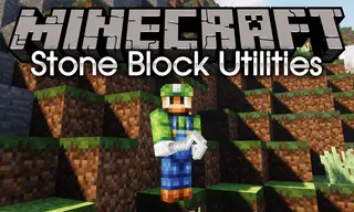 StoneBlock Utilities Mod 1.12.2 (Add Stone Crook, Stone Workbench At The Beginning)