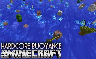 Hardcore Buoyance Mod 1.12.2 (Items in Water Float Depending on Their Buoyancy)