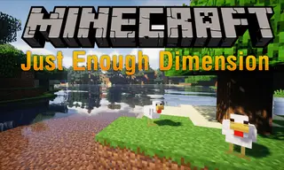 Just Enough Dimension Mod 1.12.2 (Powerful Tool To Create Dimensions)
