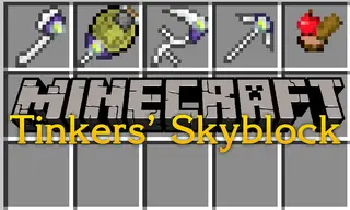 Tinkers' Skyblock Mod 1.12.2 (Reduce The Earlygame Downtime)