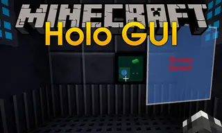 HoloGui Mod 1.12.2 (Add Holographic Gui's To Minecraft)