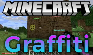 Graffiti Mod 1.15.2 (Write and Draw on the Walls)