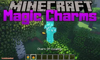 Magic Charms Mod 1.12.2 (Craftable charms with Special Powers)
