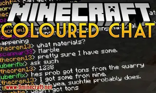 ColouredChat Mod 1.15.2, 1.14.4 (Adds Color to Usernames in Chat)