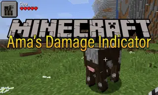 Ama's Damage Indicator Mod 1.15.2, 1.14.4 (Show the Damages Taken or Given)