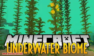 Underwater Biome Mod 1.15.1, 1.14.4 (New Biomes in the Ocean, New Features and Tech-Tree)