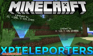 XPTeleporters 2 Mod 1.12.2 (Adds the "Efficient Teleporter" that Halves the XP Cost)