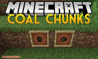 Coal Chunks Mod 1.15.2, 1.14.4 (Bits of Coal that Smelt One Item)