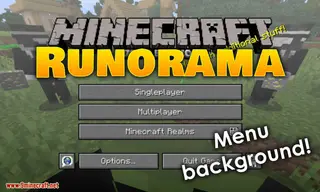 Runorama Mod 1.15.2, 1.14.4 (Panorama Menu Background)