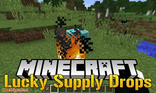 Lucky Supply Drops Mod 1.12.2 (Craft a SupplyDropOrderer and Hope for the Best)