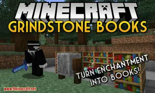 Grindstone Books Mod 1.14.4 (Turn Enchantment into Books)