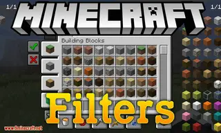 Filters Mod 1.14.4 (Filters in the Creative GUI Based on Tags)
