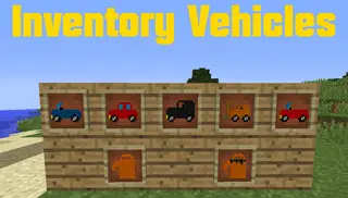 Inventory Vehicles Mod 1.12.2 (Cars, Lorries, Race Cars)