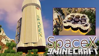 SpaceX Mod 1.12.2, 1.11.2 (Falcon 9 in Minecraft)