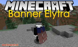 Banner Elytra Mod 1.14.4, 1.12.2 (Display Banners on Your Elytra)