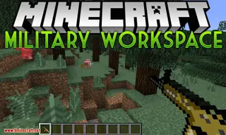 Military Workspace Mod 1.12.2 (New Weapons, Ores, Blocks)
