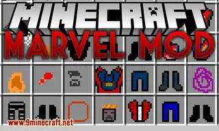 Marvel Mod 1.12.2 (Thanos, Loki, Vision,…)