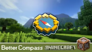 Better Compass Mod 1.14.4, 1.12.2 (Set Compass Wherever You Want)