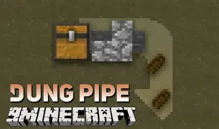 Dung Pipe Mod 1.12.2, 1.11.2 (Pulling Items Out of Stubborn Machines)