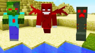 Red Mobs Mod 1.12.2 (New Mobs in a Technological Style)