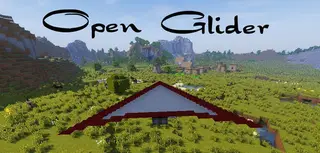 Open Glider Mod 1.12.2, 1.11.2 (Hang Glider in Minecraft)