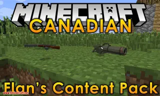 Flan's Canadian Content Pack 1.7.10 (3D Modern Weapons)