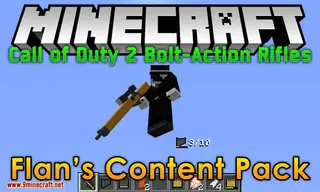 Flan's Call of Duty 2 Bolt (Action Rifles) Content Pack 1.12.2
