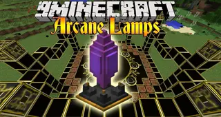 Arcane Lamps Mod 1.12.2 (Luminescent Crystals)
