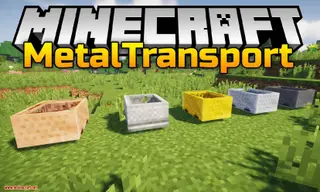 Metal Transport Mod 1.12.2 (Better Carts, Metal in Motion)