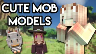 Cute Mob Models Remake Mod 1.12.2, 1.11.2 (Anime Girls)