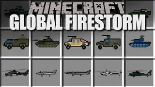 Global Firestorm Pack Mod 1.7.10 (Tanks, Bombers & more)
