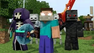 Raiders Mod 1.12.2, 1.11.2 (New AI Mobs Like Players)