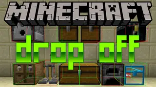 DropOff Mod 1.12.2, 1.10.2 (Transfer All Items from Inventory to Chest)