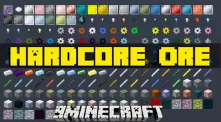 Hardcore ORE Mod 1.12.2, 1.11.2 (Based on Real Life Metals)