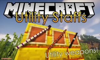 Utility Staffs Mod 1.12.2 (Too Many Epic Staffs To Choose From)