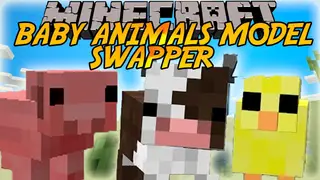 Baby Animals Model Swapper, Squickens Mod 1.14.4, 1.12.2