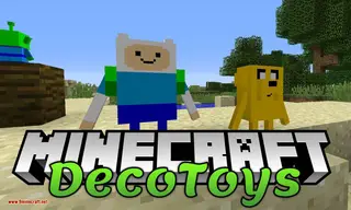 DecoToys Mod 1.12.2 (Minions, Mickey, Gary, Bob,…)