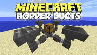 Hopper Ducts Mod (1.12.2, 1.11.2) – Send Items Up to Your Base