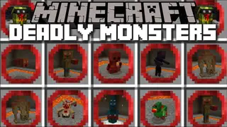 Deadly Monsters Mod (1.12.2, 1.11.2) – Survive Nights of Terror