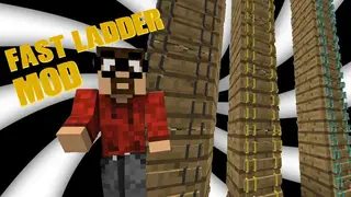 FastLadder Mod 1.12.2, 1.10.2 (Increasing Climb Speeds)