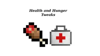 Health and Hunger Tweaks Mod 1.12.2, 1.10.2