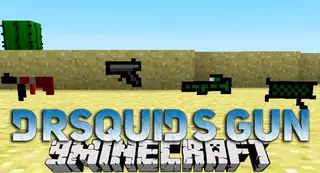 DrSquids Gun Mod 1.12.2, 1.11.2 (Rocket Launcher, Sniper…)