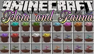 Flora and Fauna Mod 1.12.2 (Bonsai Trees, Succulents and Flowers)