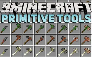 Primitive Tools Mod 1.12.2 (Make Vanilla Minecraft more Unique)