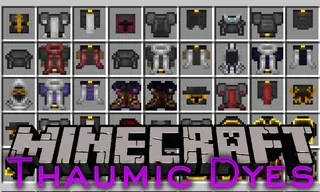 Thaumic Dyes Mod 1.7.10 (Personalize Your Favorite Thaumcraft's Armor)